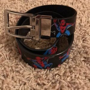 Spiderman reversible belt